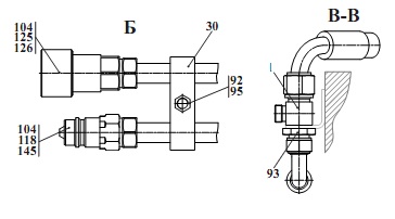 Гидросистема рабочего оборудования 320(2)