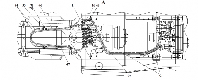 Гидросистема рулевого управления 2243В(2)