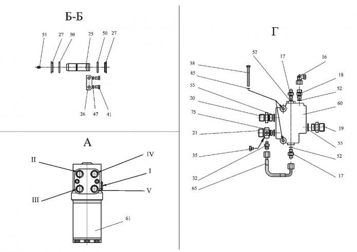 Гидросистема рулевого управления 333А(2)