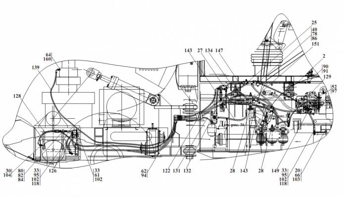 Гидросистема тормозов 2551(1)