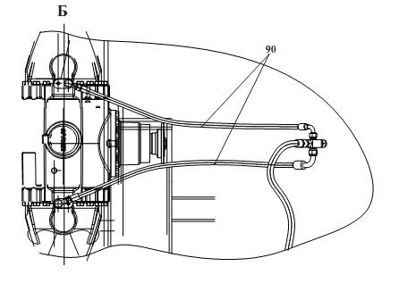 Гидросистема тормозов 527(3)