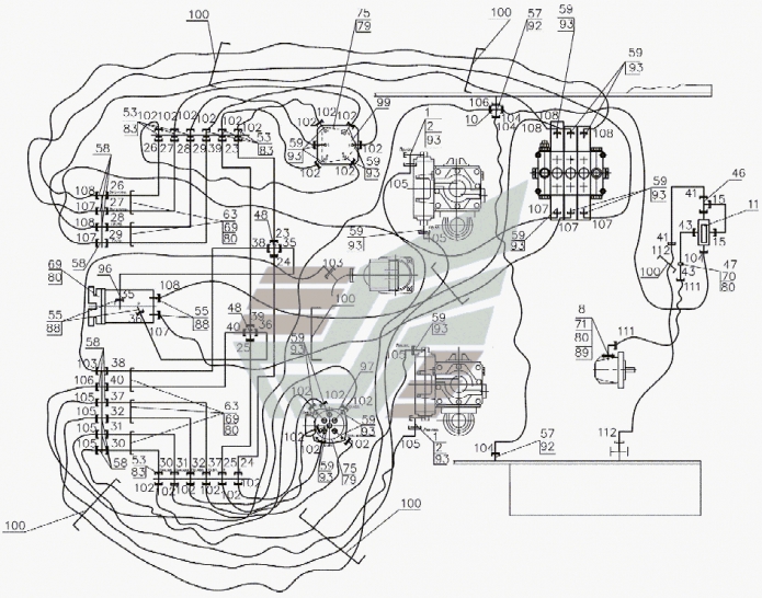 Гидросистема управления 208b(1)