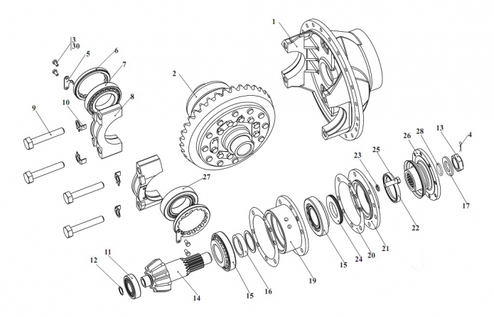 Главная передача 332В, В4,С4-02(1)