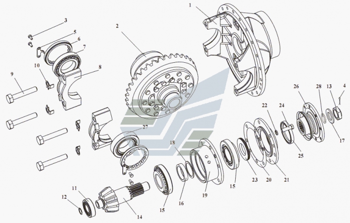 Главная передача 351(1)