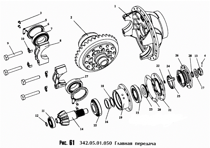 Главная передача 352 (ТО-18Б)