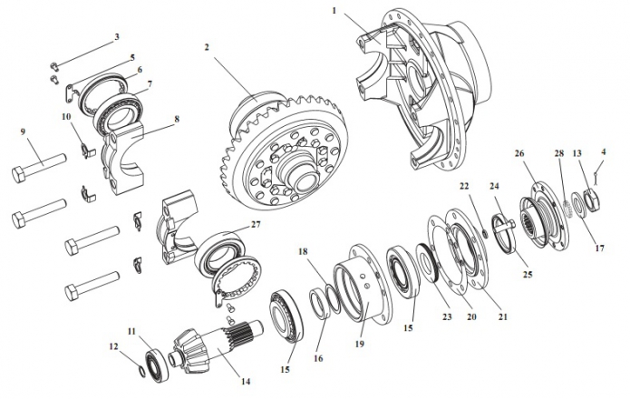 Главная передача 352С(1)