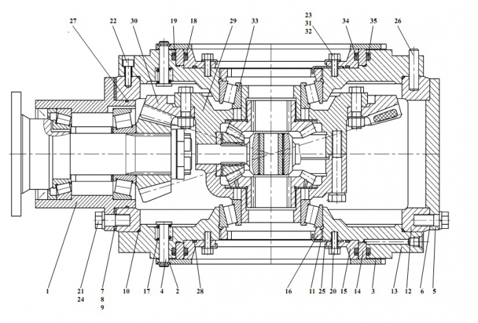 Главная передача 451А(1)