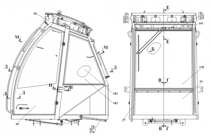 Кабина 2551(10)