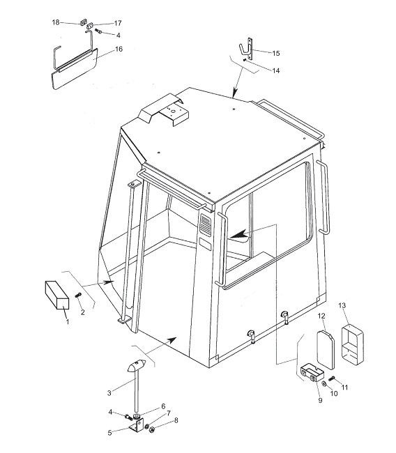 Кабина 332В, В4,С4-02(2)