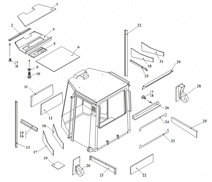 Кабина 332В, В4,С4-02(4)