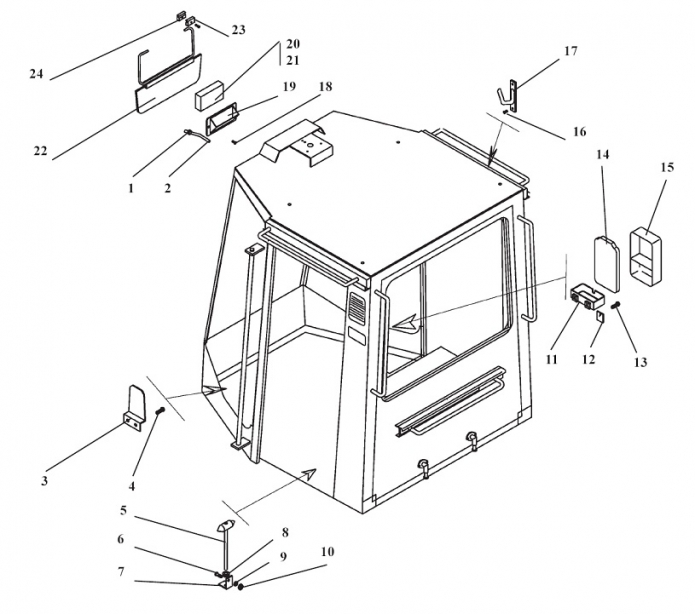 Кабина 333В,333В-01,333В4,332С-01,332С4-01(2)
