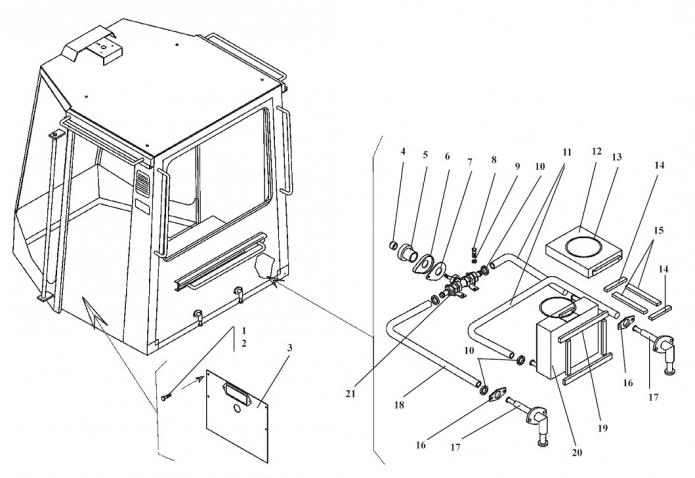 Кабина 333В,333В-01,333В4,332С-01,332С4-01(5)