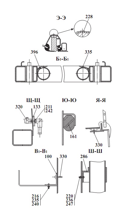 Кабина 342В, В4, В4-01, С4, С4-01, Р(14)