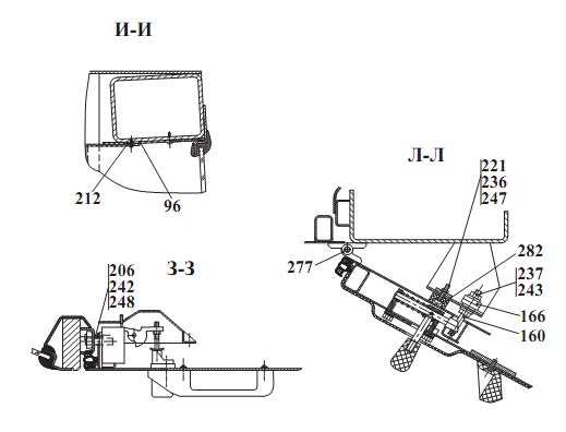 Кабина 342В, В4, В4-01, С4, С4-01, Р(18)
