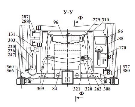 Кабина 342В, В4, В4-01, С4, С4-01, Р(21)