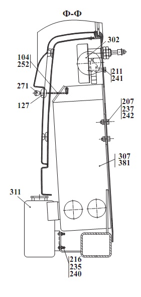 Кабина 342В, В4, В4-01, С4, С4-01, Р(23)