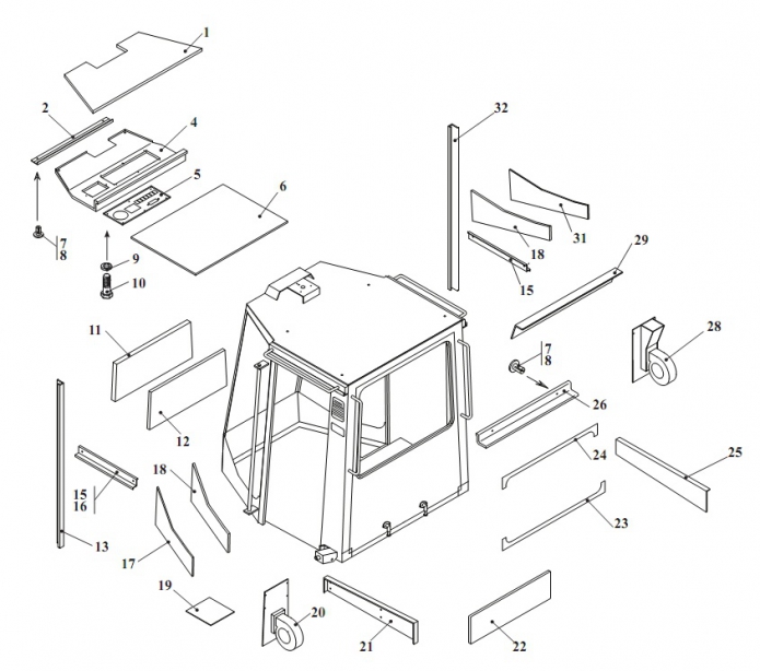 Кабина 342В, В4, В4-01, С4, С4-01, Р(4)
