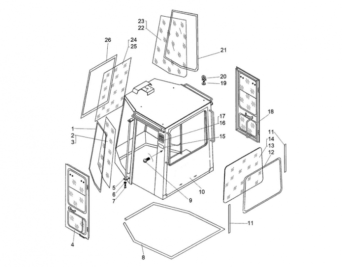 Кабина 6712А(4)