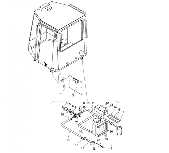 Кабина 6712А(5)