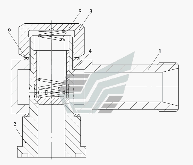 Клапан переливной 371a(1)