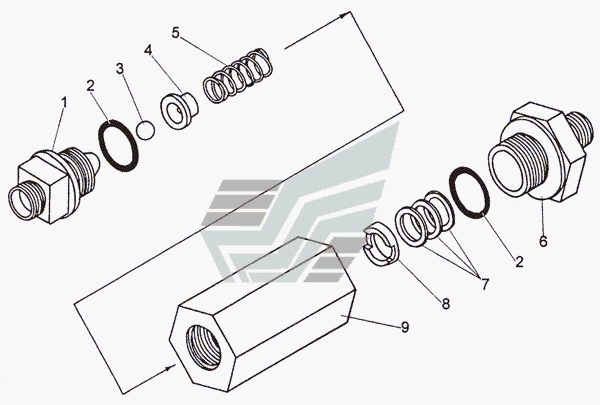 Клапан предохранительный 702, 702А, 702А-01, 702B