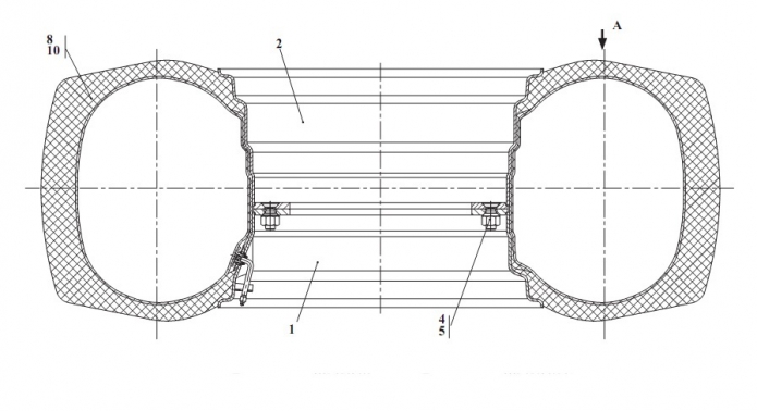 Колесо 332В, В4,С4-02(2)