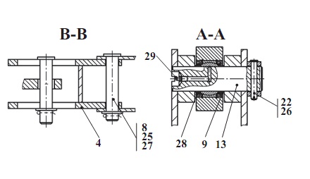 Ковш с увеличенной высотой разгрузки 342В, В4, В4-01, С4, С4-01, Р(3)