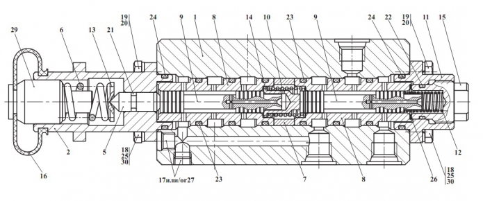 Кран тормозной 2551(1)