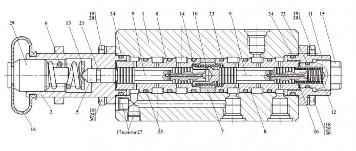 Кран тормозной 2661-01(1)