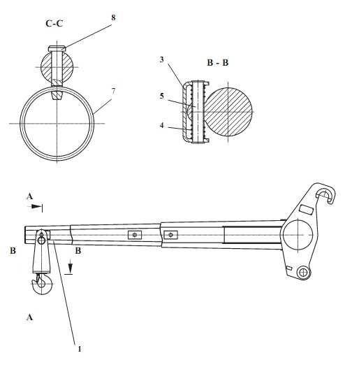 Крановая безблочная стрела 352С(2)