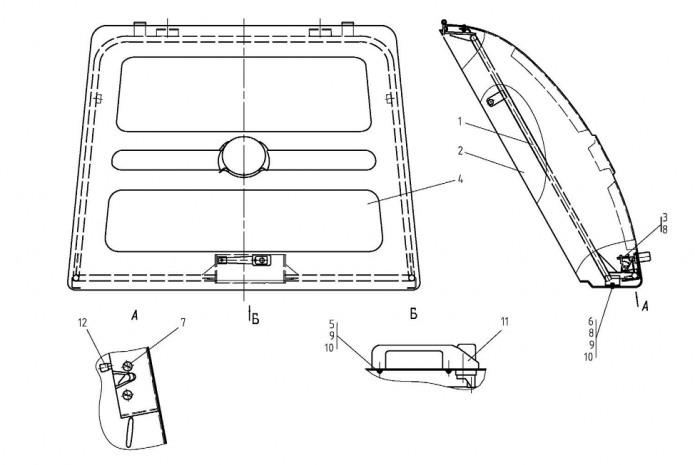 Крышка задняя