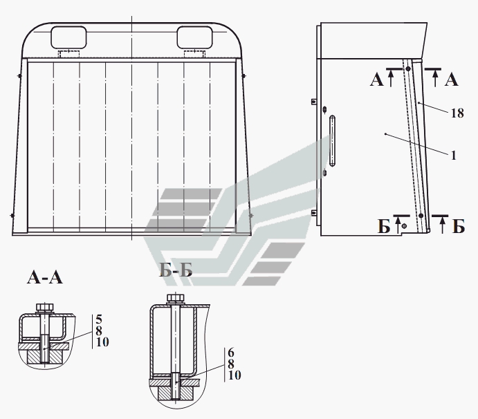 Маска радиатора 371a(1)