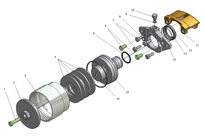 Механизм тормозной 332В, В4,С4-02(1)
