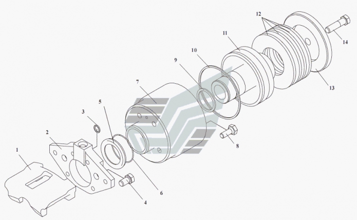 Механизм тормозной 351(1)