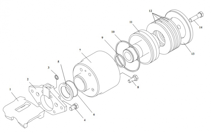 Механизм тормозной 352С(1)