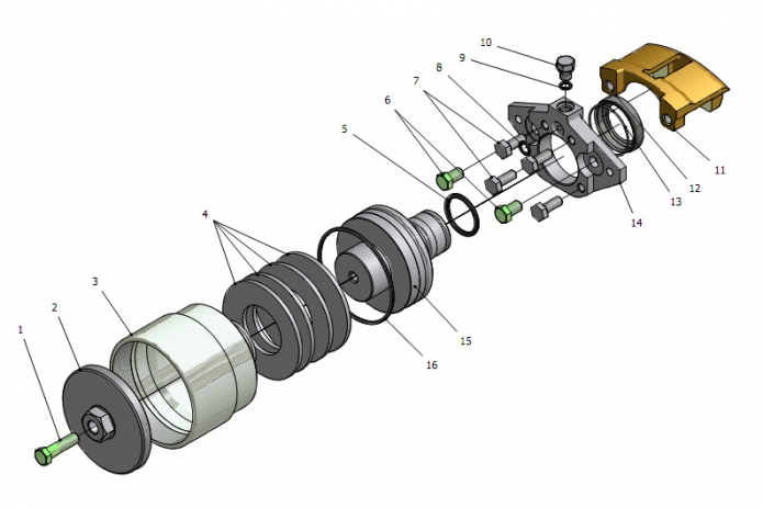 Механизм тормозной 527(1)