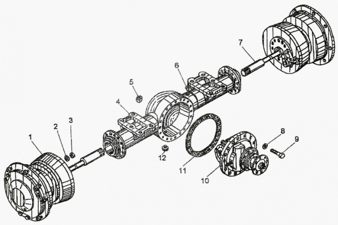 Мост ведущий 327(1)