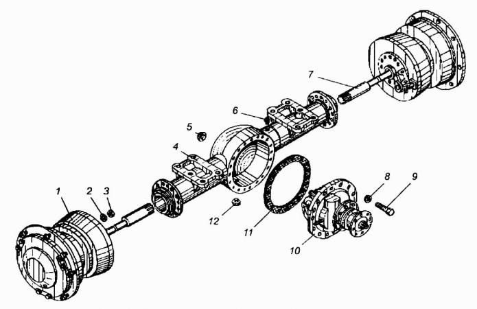 Мост ведущий 333(1)