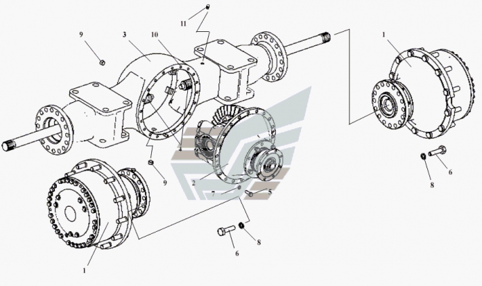 Мост ведущий 351(1)