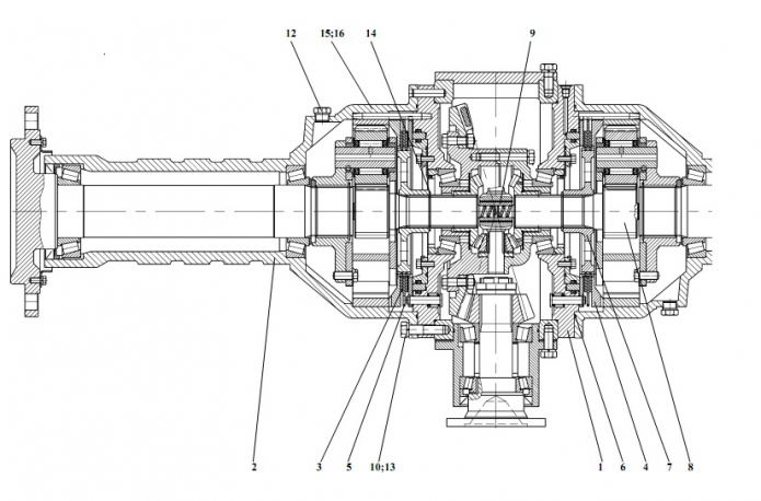 Мост ведущий 451А(1)