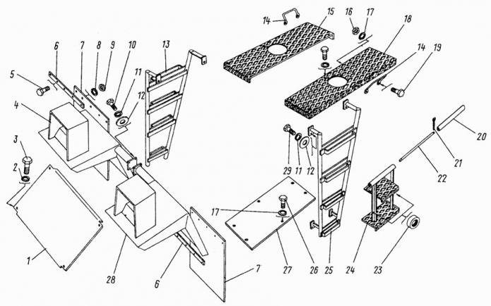 Облицовка двигателя 342В(2)