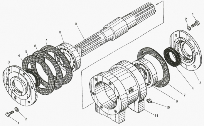 Опора кардана 327(1)