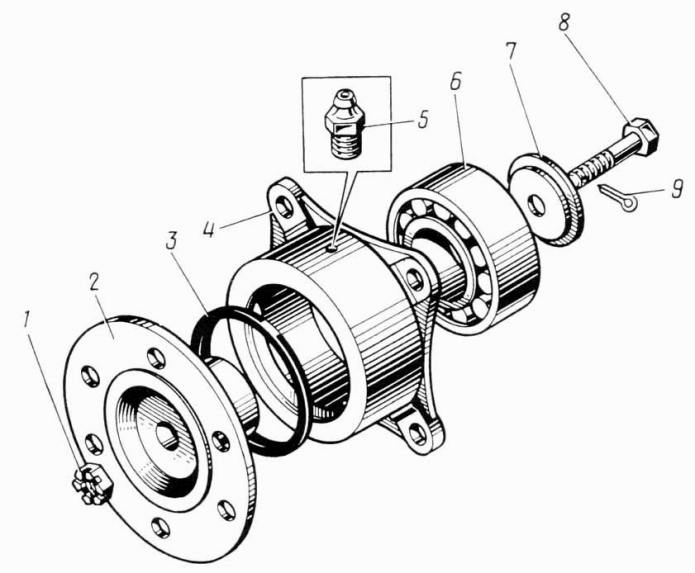 Опора шнека 9531 (ДЭ-226)