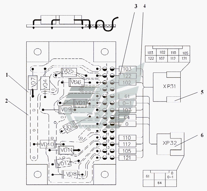 Панель диодов 208b(1)