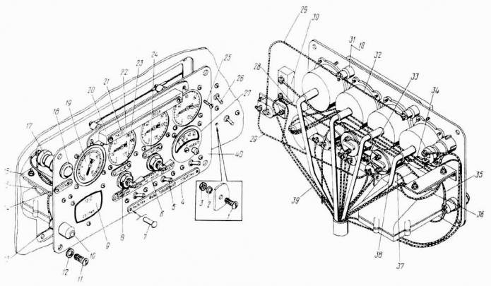 Панель приборов 9531 (ДЭ-226)