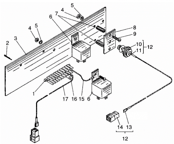Панель реле 342(1)