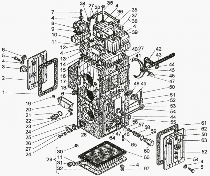 Передача гидромеханическая 327(1)