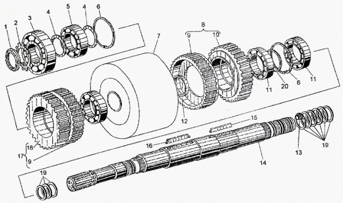 Передача гидромеханическая 327(5)