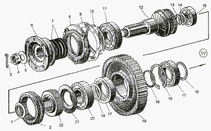Передача гидромеханическая 327(9)