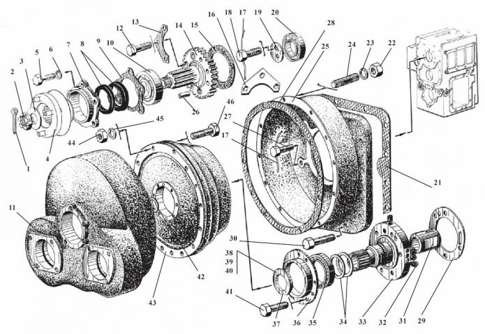 Передача гидромеханическая 333А(3)